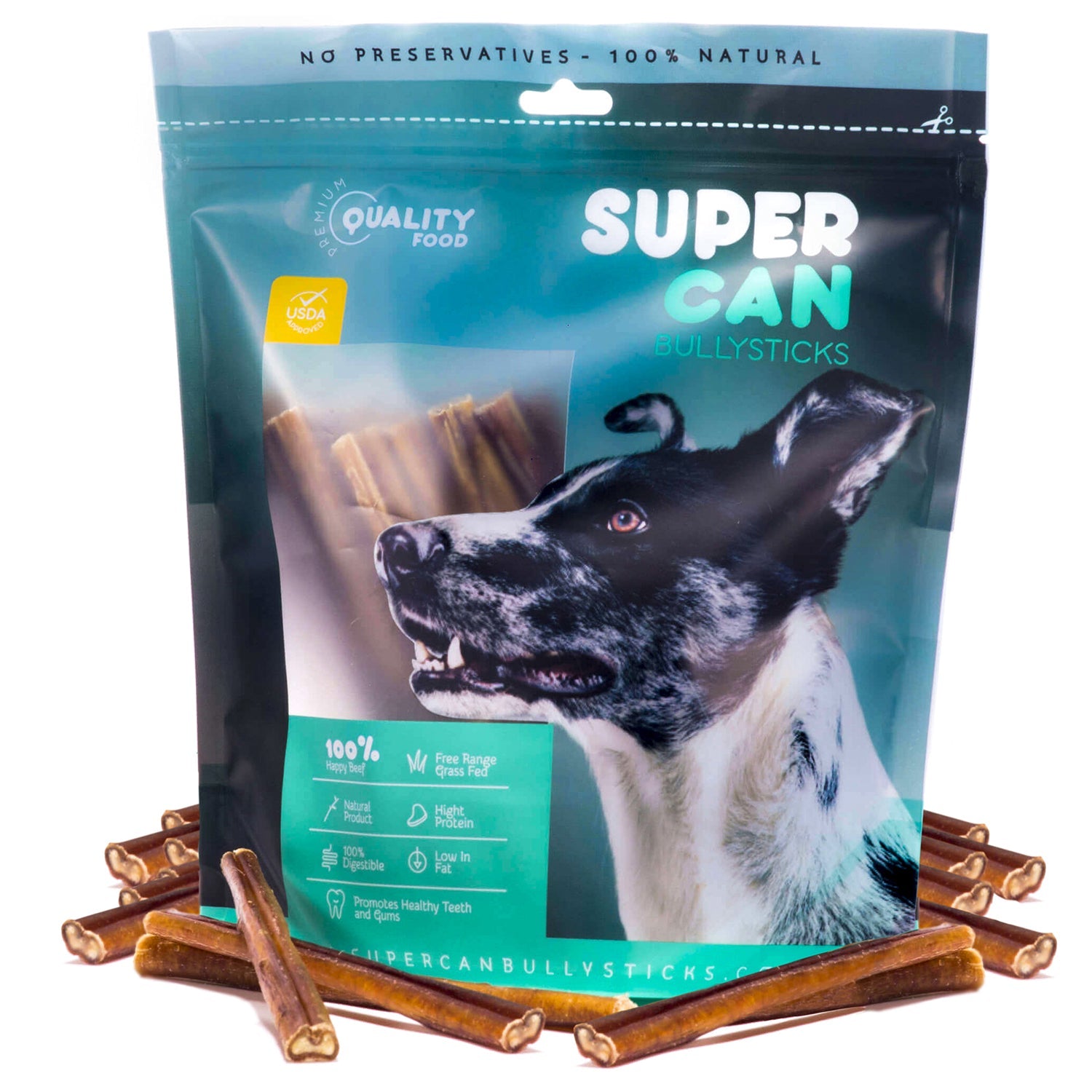 6" Junior Bully Sticks (25 sticks bag)