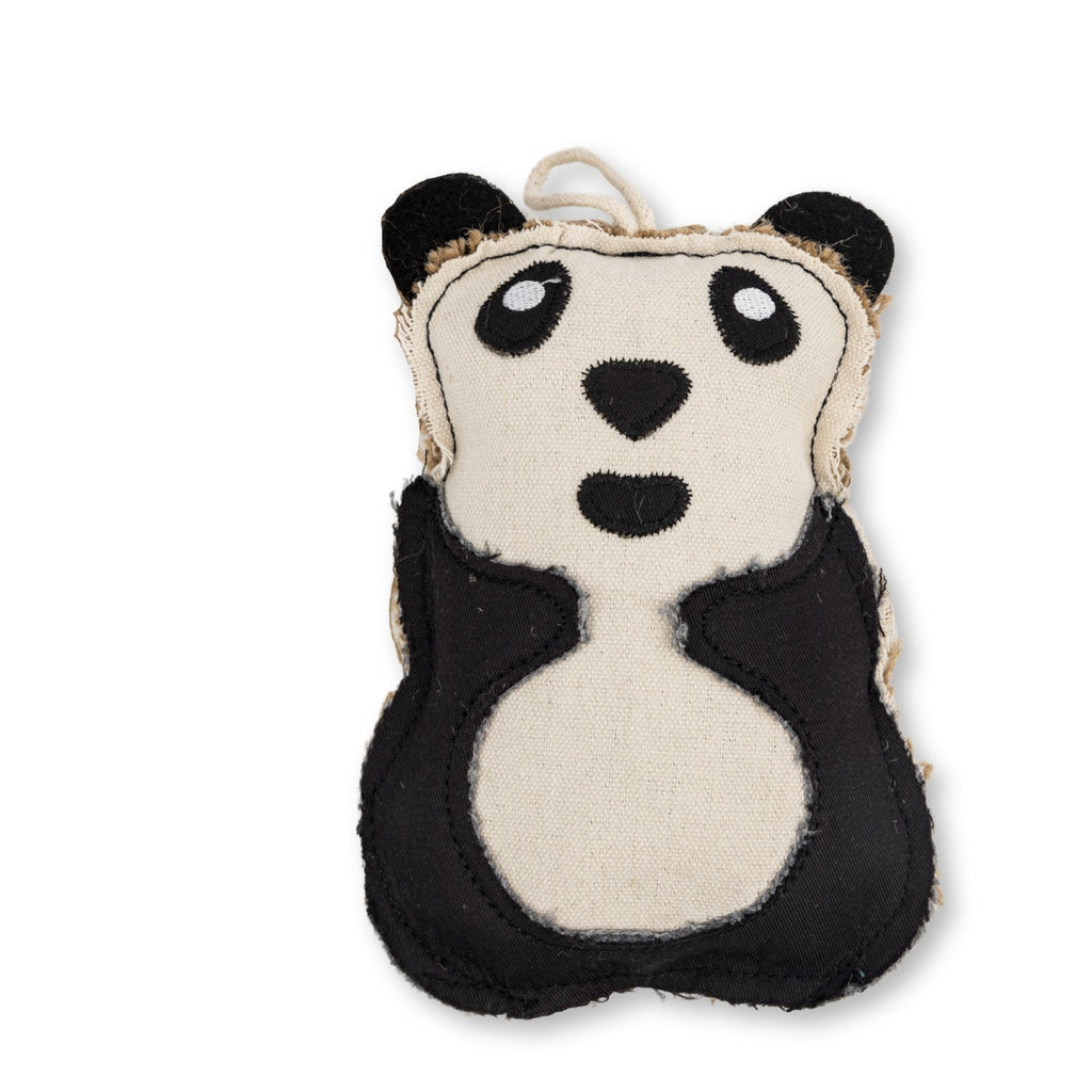 Canvas & Jute Panda-Shaped Dog Chew Toy – Durable, Safe and Non-Toxic