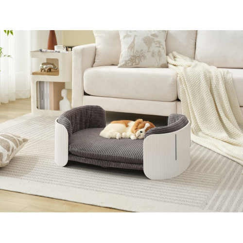 Scandinavian Style Cat Couch Bed, Pet Sofa For Indoor Cats PP Indoor